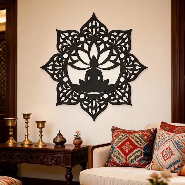 Steel_Buddha_Lotus_Mandala_Metal_Wall_Art