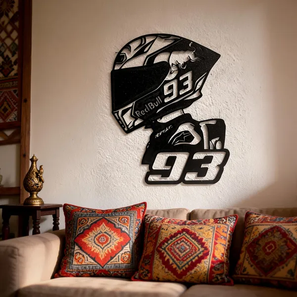 Steel_Motorsport_Racing_Helmet_93_Metal_Wall_Art