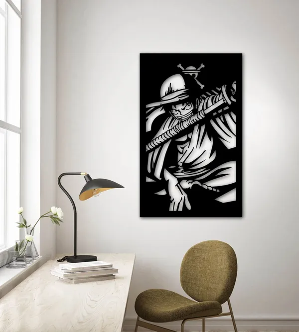 Steel_Anime_Character_Silhouette_Wall_Art_Set
