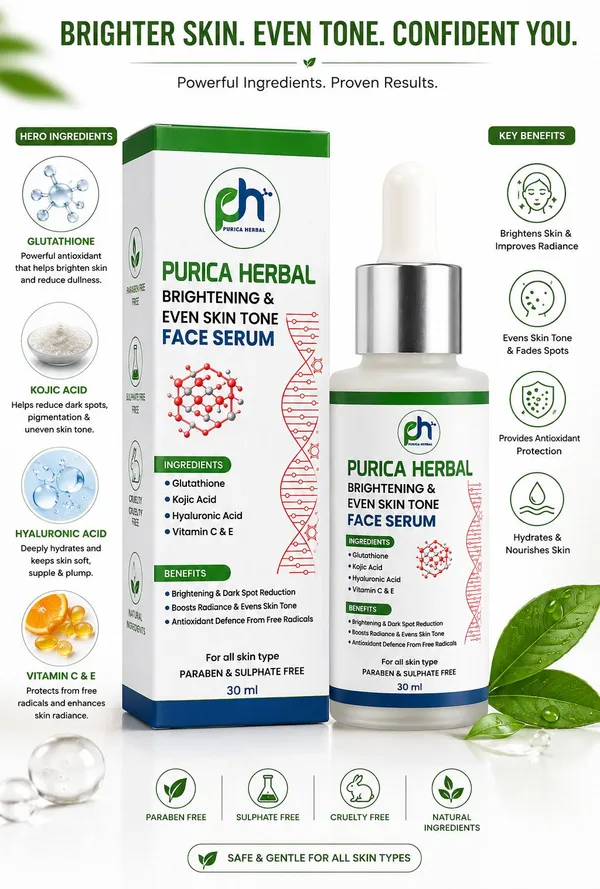 Purica_Herbal_Glutathione_Kojic_Acid_Vitamin_C_&_E_Serum_For_Men_&_Women_(30_G)