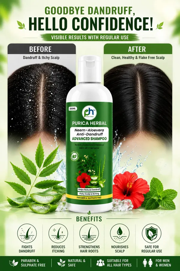 Purica_Herbal_Handmade_Natural_Neem-Aloevera_Anti-Dandruff_Advance_Shampoo_With_Powerful_Herbs_(200_Ml)