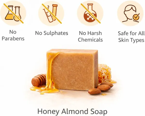 Purica_Herbal_Honey_Almond_Herbal_Handmade_Soap_|_Natural_Skin_Nourishing_Bathing_Bar_(100_G)