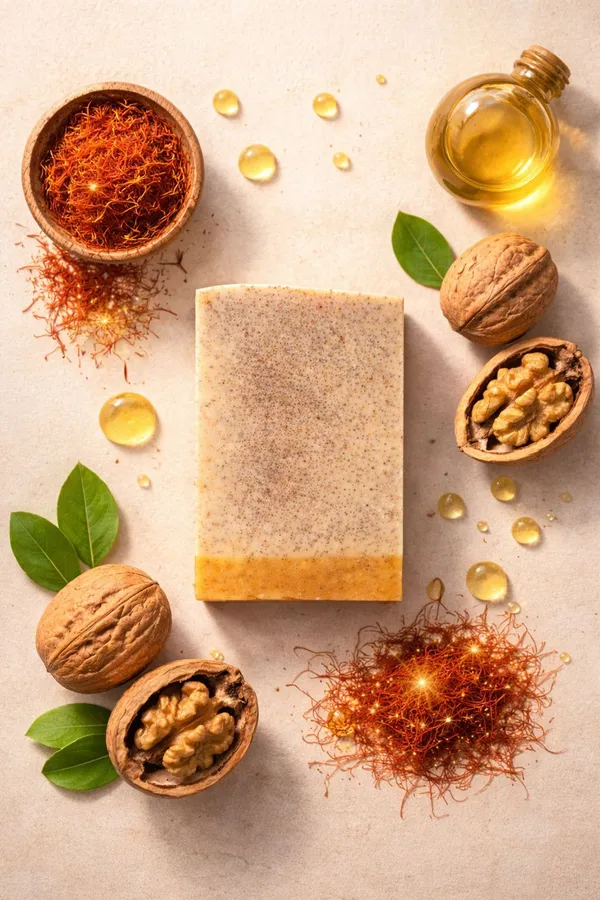 Purica_Herbal_Purica_Herbalkesar_Walnut_Soap_For_Deep_Nourishment_&_Soft_Glowing_Skin_(300_G)