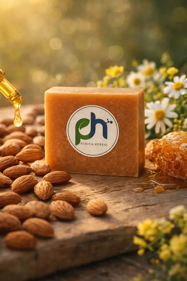 Purica_Herbal_Honey_&_Almond_Soap_For_Skin_Smoothening_And_Brighten_Skin_(3_X_100_G)