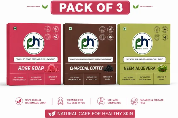 Purica_Herbal_Bestseller_Of_Herbal_Handmade_Soap_Combo_(Neem_Aloevera+Rose+Charcoal_Coffee)_(3_X_100_G)