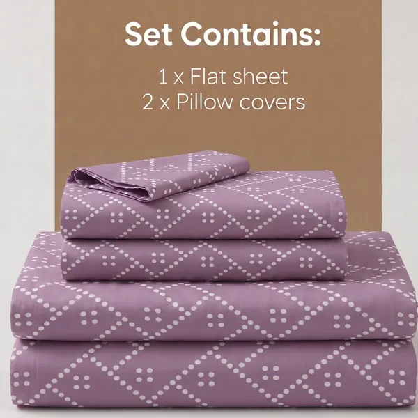 Lavender_Dot_Matrix_|_Modern_Geometric_Print_|_Double_Bed_|_(270_x_270_cm)