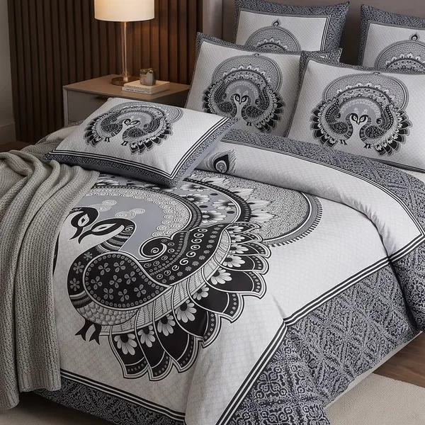 Elegant_Peacock_Mandala_Printed_Bedsheet