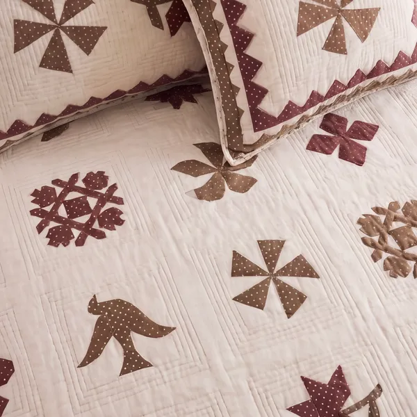 Pure_Cotton_Jaipuri_Maroon_Floral_Bird_Print_King_Bedsheet