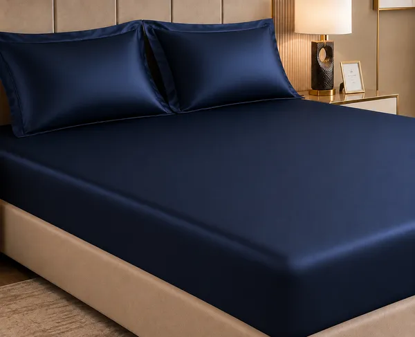 Royal_Blue_Fitted_Satin_Bedsheet_Set