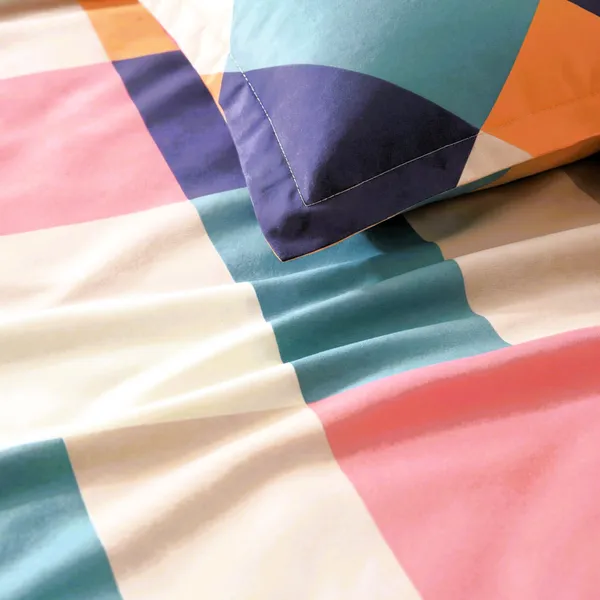 Contemporary_Diamond_Check_Super_King_Bedsheet