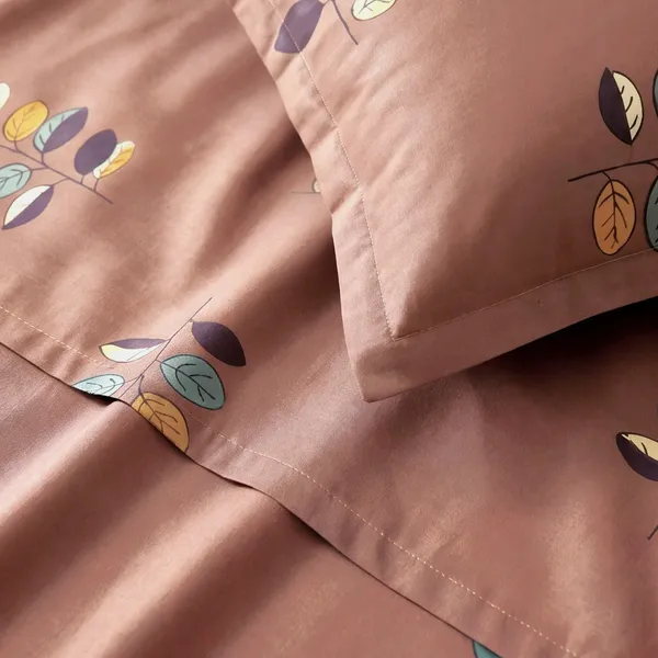 Dusty_Rose_Botanical_Floral_Print_Super_King_Bedsheet