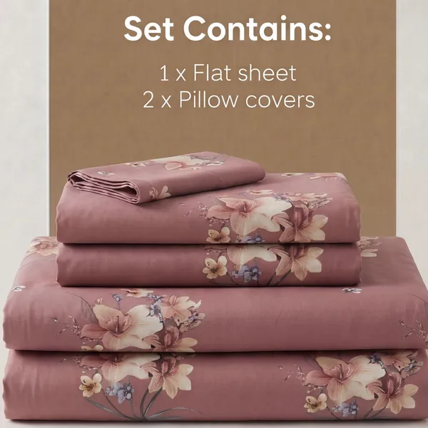 Mocha_Botanical_Leaf_Print_Super_King_Bedsheet