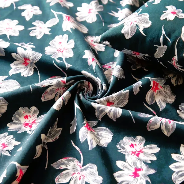 Botanical_Forest_Green_Floral_Print_King_Bedsheet