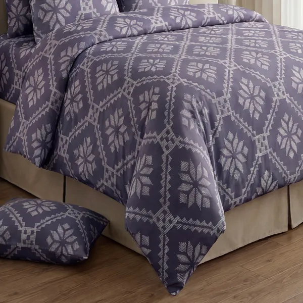 Lavender_Mosaic_Cotton_Bedsheet|_Premium_Geometric_Print_|_Double_Bed_|_(270_x_270_cm)