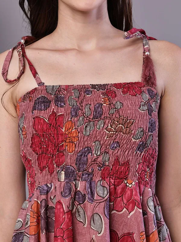 Women_S_Maroon_Floral_Printed_Cotton_Handkerchief_Hem_Midi_Dress