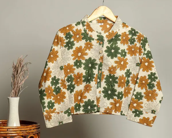 Handmade_Block_Print_Cotton_For_Women_Ethnic_Floral_Printed_Top_With_Long_Sleeves