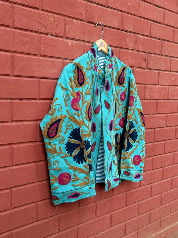 Womens_Teal_Blue_Velvet_Embroidered_Jacket_With_Floral_Design