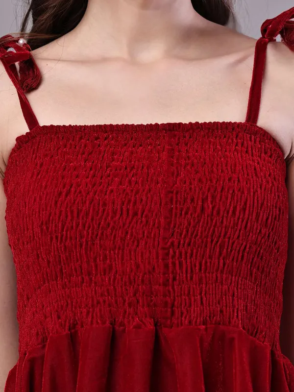 Women_S_Junglee_Velvet_Maroon_Handkerchief_Hem_Dress