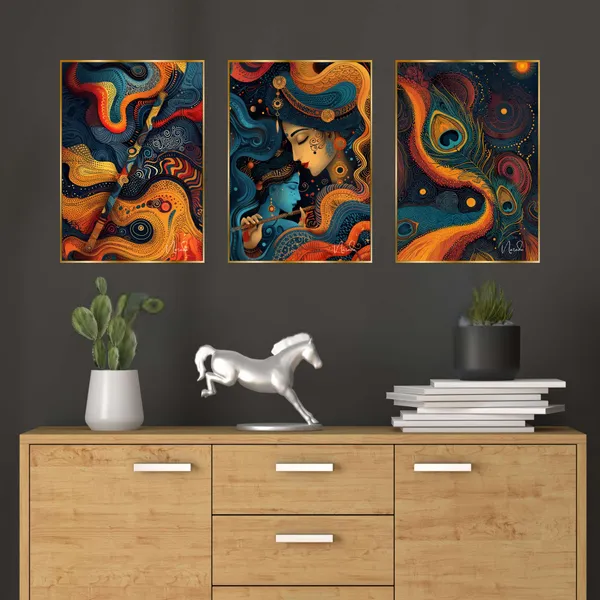 Set_Of_Three_Wall_Paintings_For_Wall_Dacoration_Golden_Framed_Wall_Paintings_For_Living_Room_Bedroom_Wall_Art_For_Home_Decoration_Office_Wall_Decor_24_18_Inch_Ch_Gd3_3