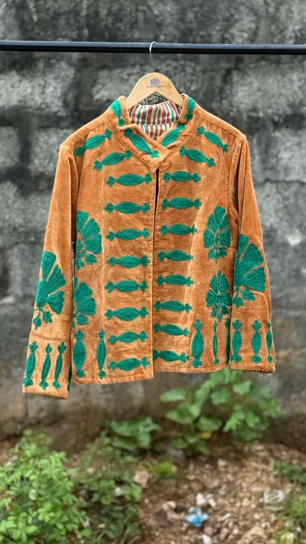 Womens_Rust_Velvet_Embroidered_Jacket_With_Floral_Design