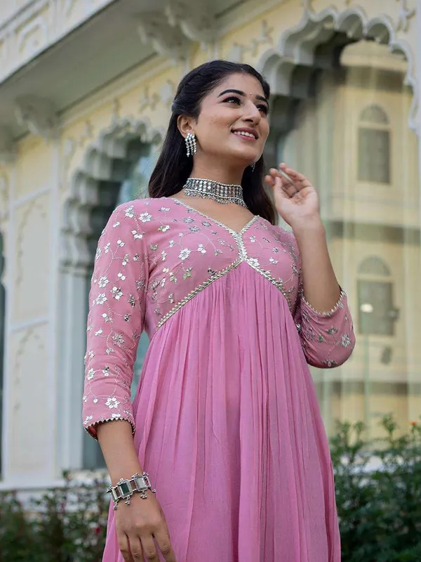 Women_S_Rayon_Embroidery_Work_Georgette_Fit_Flare_Dress