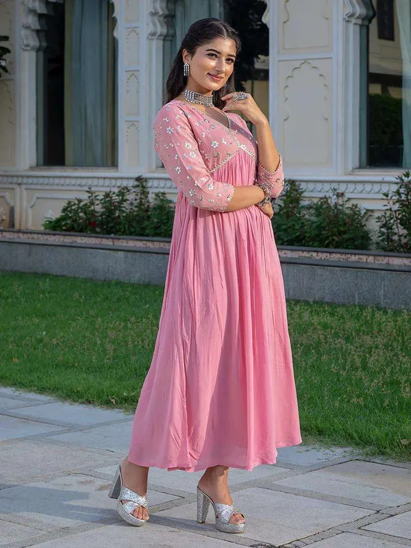 Women_S_Rayon_Embroidery_Work_Georgette_Fit_Flare_Dress