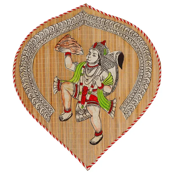 Bamboo_Hand_Crafted_Leaf_Design_Wall_Hangings_Of_Hanuman_Ji_For_Home_Decor_Bamboo_Art_For_Wall_Decor