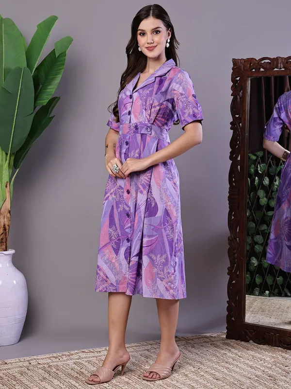 Women_S_Purple_Abstract_Print_Cotton_Shirt_Dress