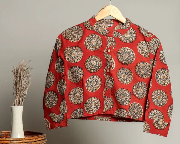 Handmade_Block_Print_Cotton_For_Women_Ethnic_Floral_Printed_Top_With_Long_Sleeves
