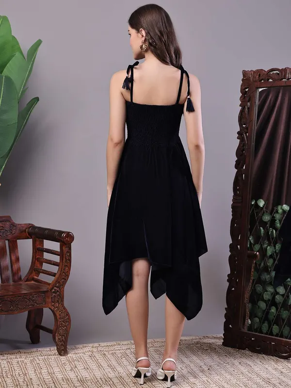 Women_S_Junglee_Black_Velvet_Party_Midi_Dress_With_Asymmetrical_Hemline_Midi_Dresses