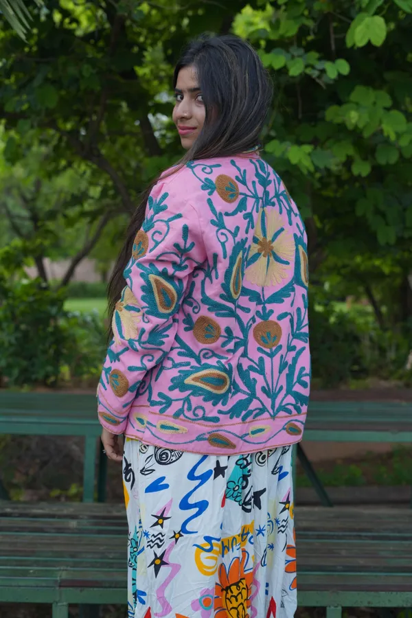 Womens_Pink_Velvet_Embroidered_Jacket_With_Floral_Design