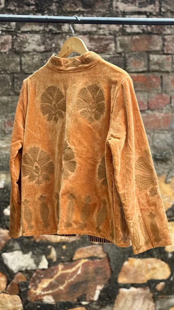 Womens_Gold_Velvet_Embroidered_Jacket_With_Floral_Design