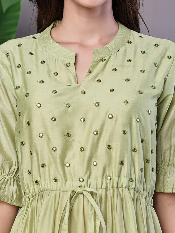 Wome_S_Boho_Chic_Forest_Green_Tiered_Maxi_Dress_With_Puff_Sleeves_Dresses