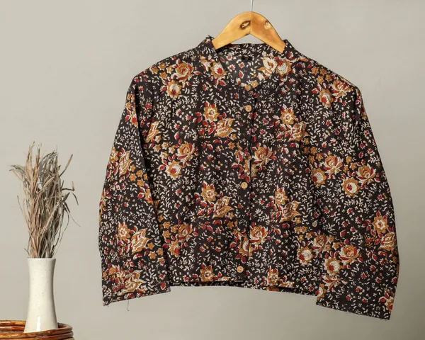 Handmade_Block_Print_Cotton_For_Women_Ethnic_Floral_Printed_Top_With_Long_Sleeves