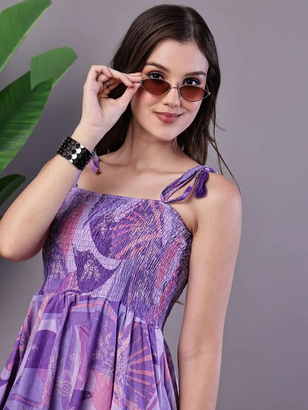 Women_S_Purple_Printed_Cotton_Handkerchief_Hem_Midi_Dress
