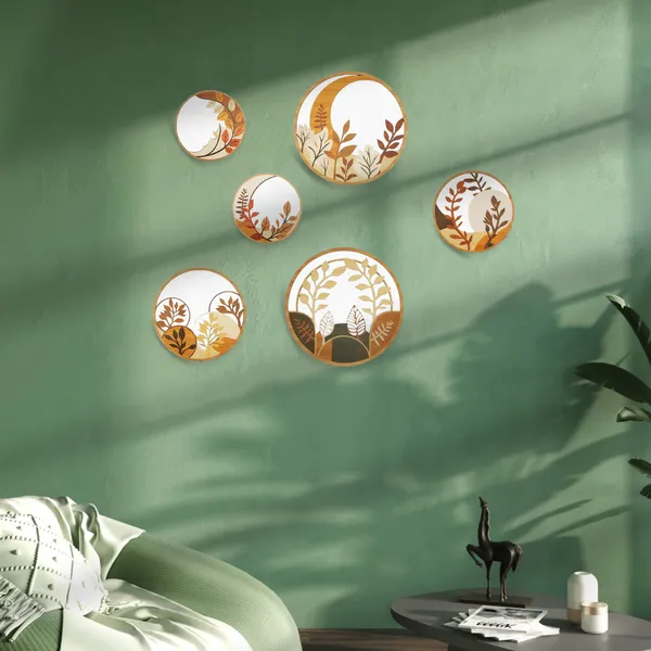 5_Pcs_Circle_Wall_Painting
