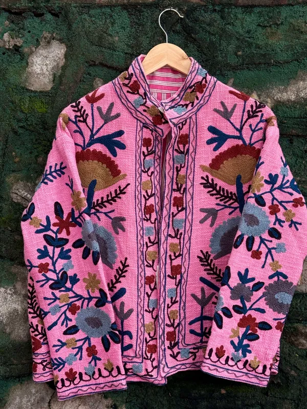 Womens_Pink_Velvet_Embroidered_Jacket_With_Floral_Design