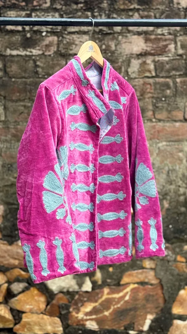 Womens_Pink_Velvet_Embroidered_Jacket_With_Floral_Design