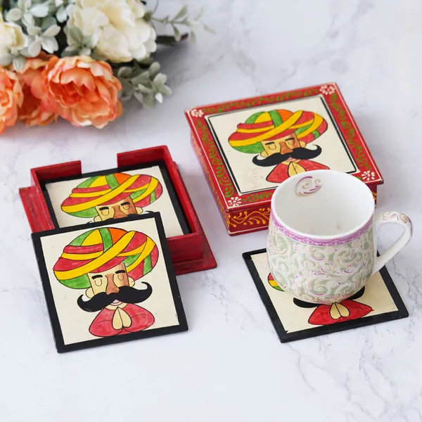 Rajasthani_Wooden_Tea_Coaster