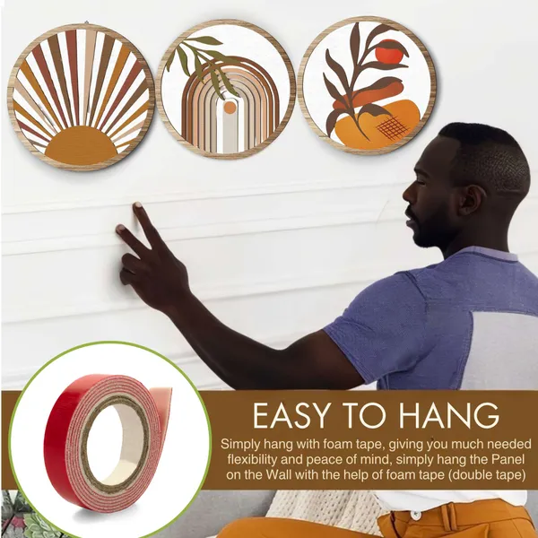 5_Pcs_Circle_Wall_Painting