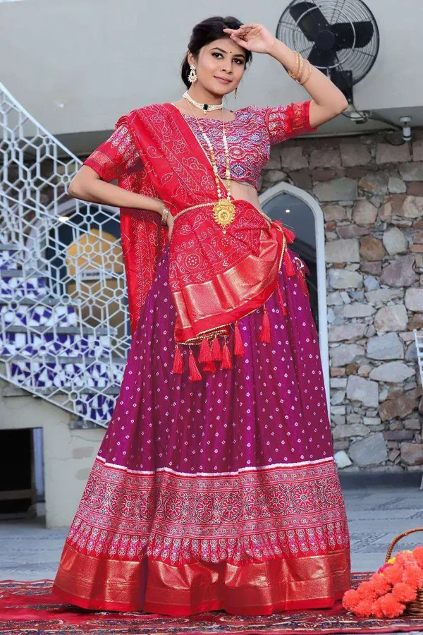Women_S_Traditional_Bandhani_Ghagra_Choli_With_Dupatta_Navratri_Festive_Wear