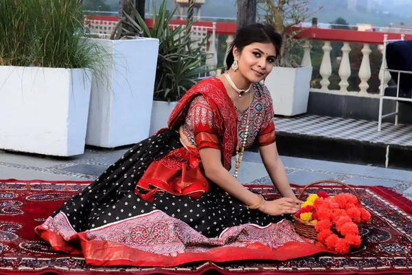 Women_S_Traditional_Bandhani_Ghagra_Choli_With_Dupatta_Navratri_Festive_Wear