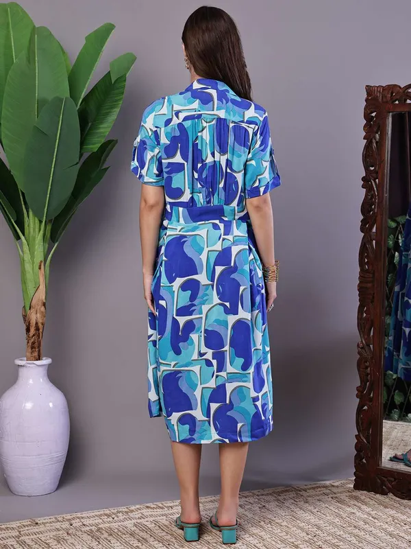 Women_S_Blue_Abstract_Print_Cotton_Shirt_Dress