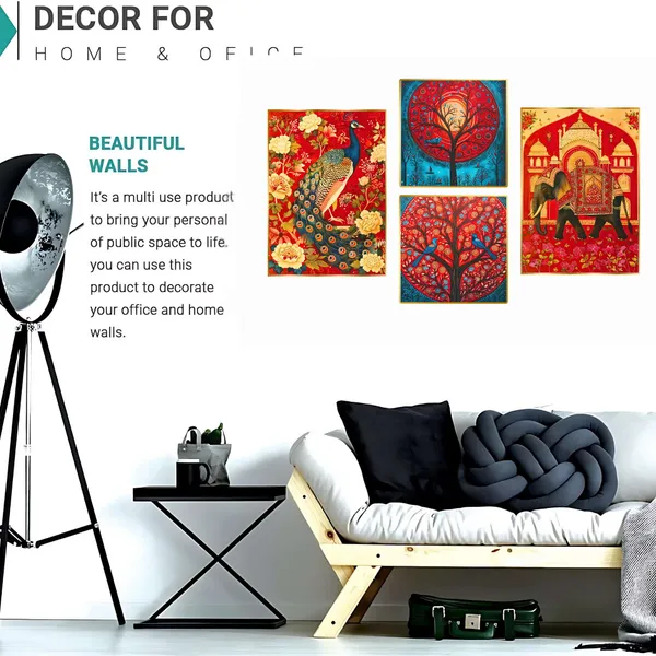 Set_Of_Four_Wall_Paintings_For_Wall_Dacoration_Golden_Framed_Wall_Paintings_For_Living_Room_Bedroom_Wall_Art_For_Home_Decoration_Office_Wall_Decor_13_10_Inch_Ch_Gd4_15