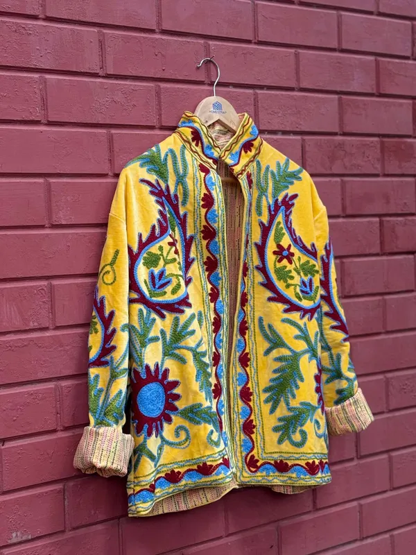 Womens_Yellow_Velvet_Embroidered_Jacket_With_Floral_Design