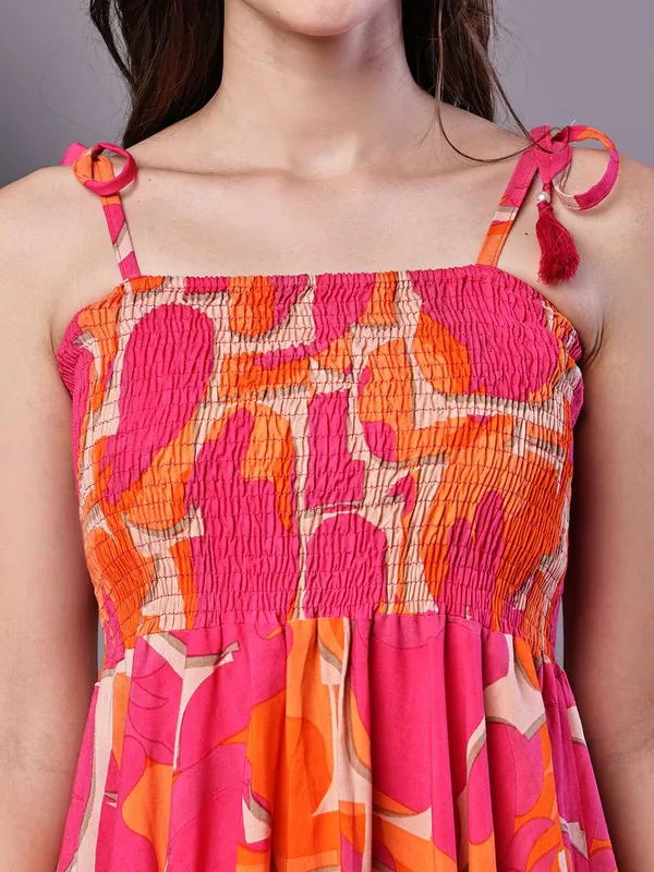 Women_S_Orange_Pink_Printed_Cotton_Handkerchief_Hem_Dress_Midi_Dresses