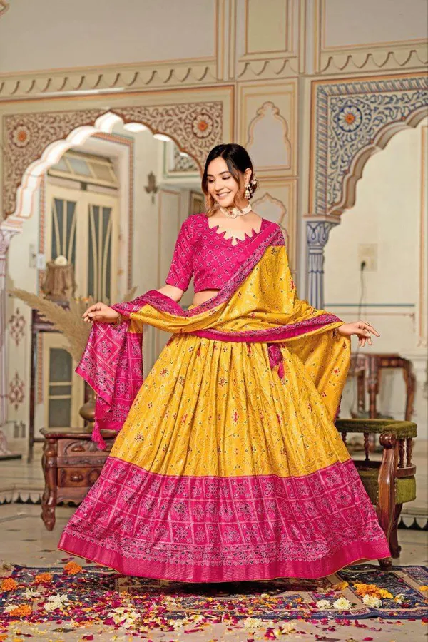 Women_S_Tussar_Silk_Patola_Print_Lehenga_Choli_Dupatta_Set