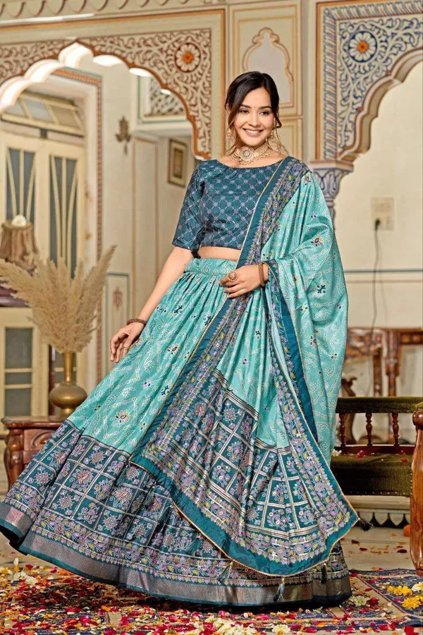 Women_S_Tussar_Silk_Patola_Print_Lehenga_Choli_Dupatta_Set