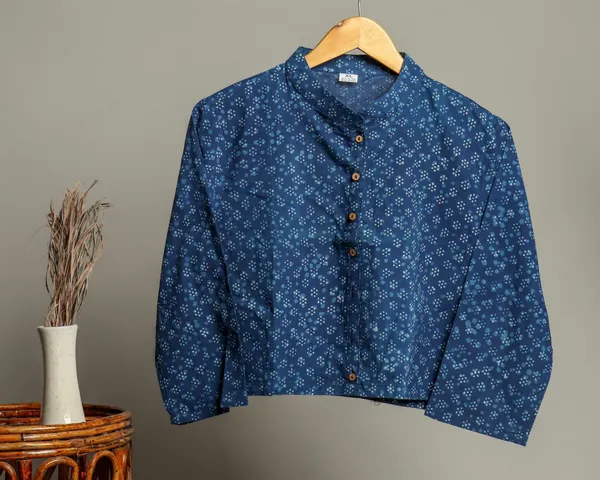 Handmade_Block_Print_Cotton_For_Women_Ethnic_Floral_Printed_Top_With_Long_Sleeves