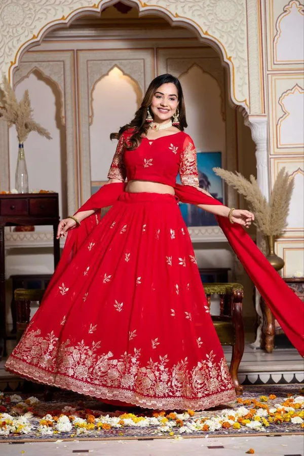 Women_S_Embroidered_Lehenga_Choli_With_Net_Dupatta_Festive_Wedding_Wear_Set